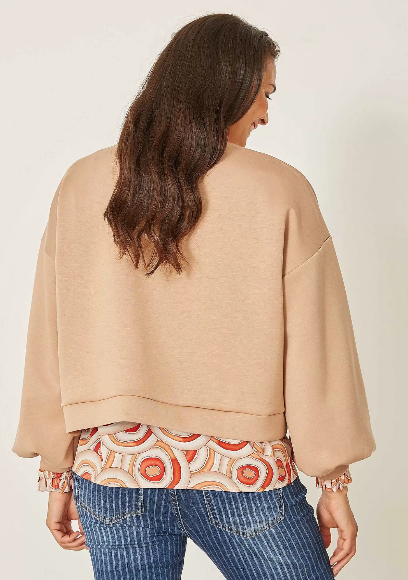 Fashion Noa Sweatshirt - Camel Kvinnor Blusar Och Skjortor