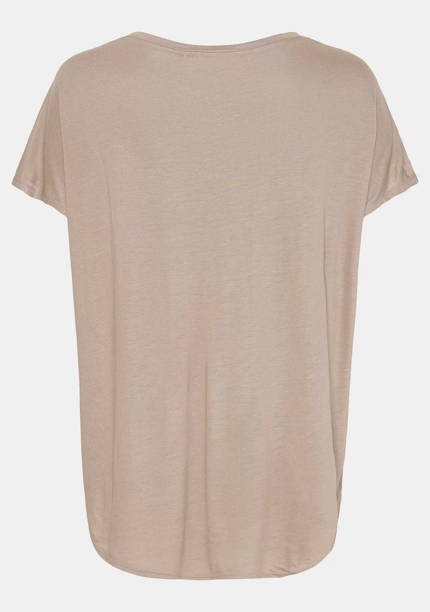 Cheap Nugga Viscose T-Shirt - Mork Sand Kvinnor Nugga