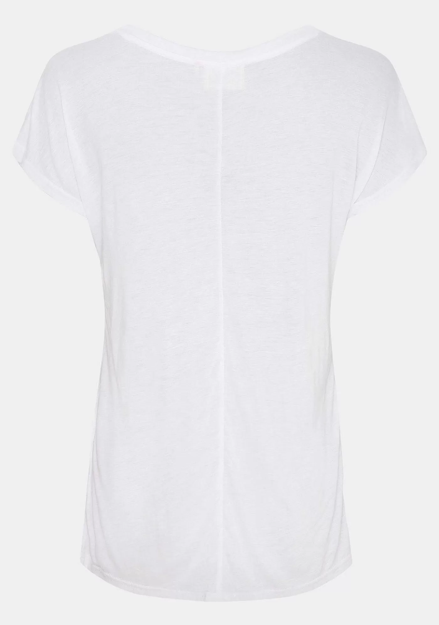 Fashion Nugga V-Ringad T-Shirt - Vit Kvinnor Nugga