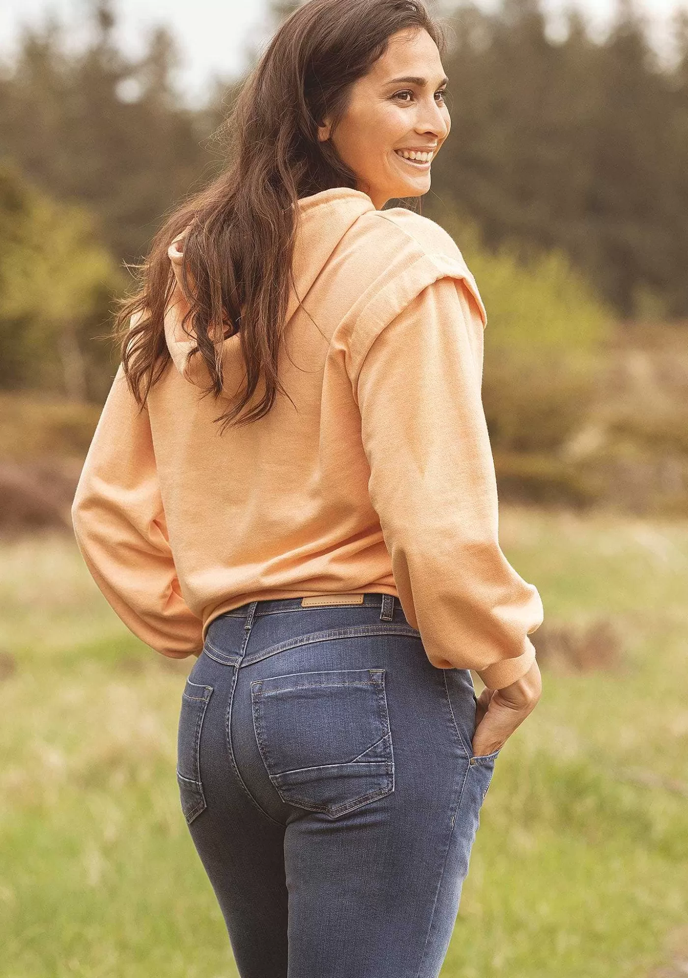 Flash Sale Omega Hoodie - Soft Orange Kvinnor Blusar Och Skjortor