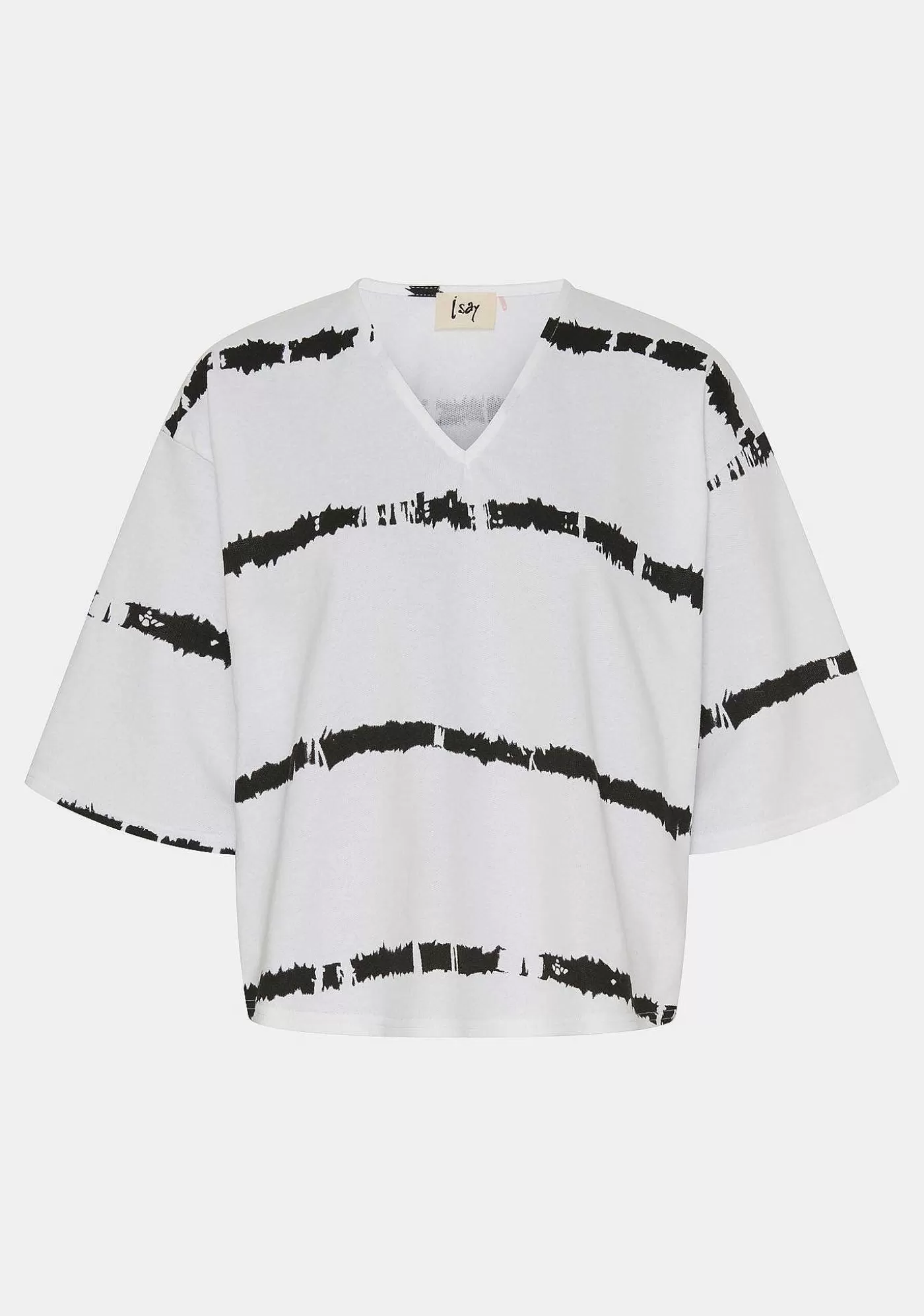 Best Omega Sweat - Broken White M/Svart Kvinnor Blusar Och Skjortor