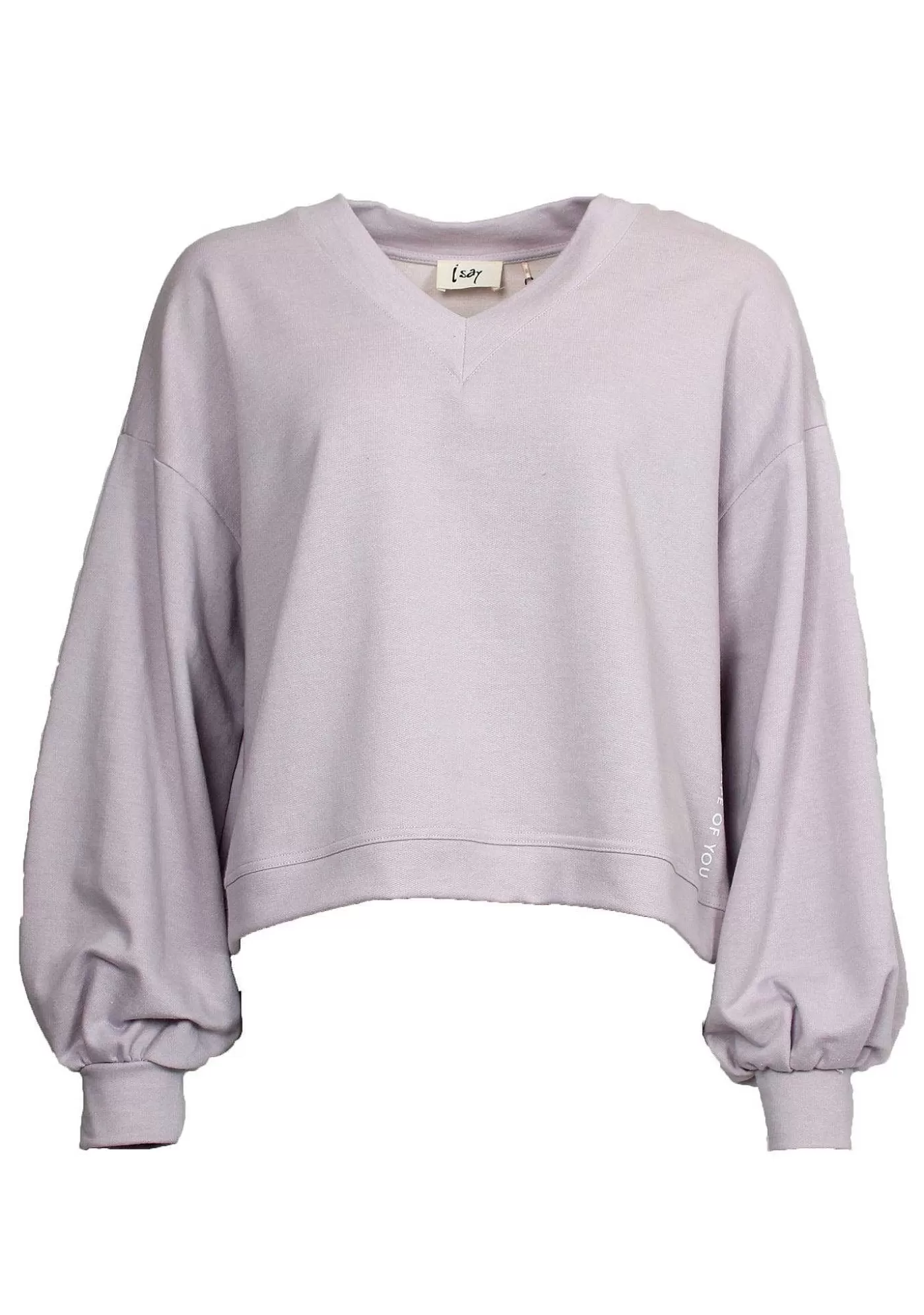 Hot Omega V-Neck Pullover - Lila Kvinnor Blusar Och Skjortor