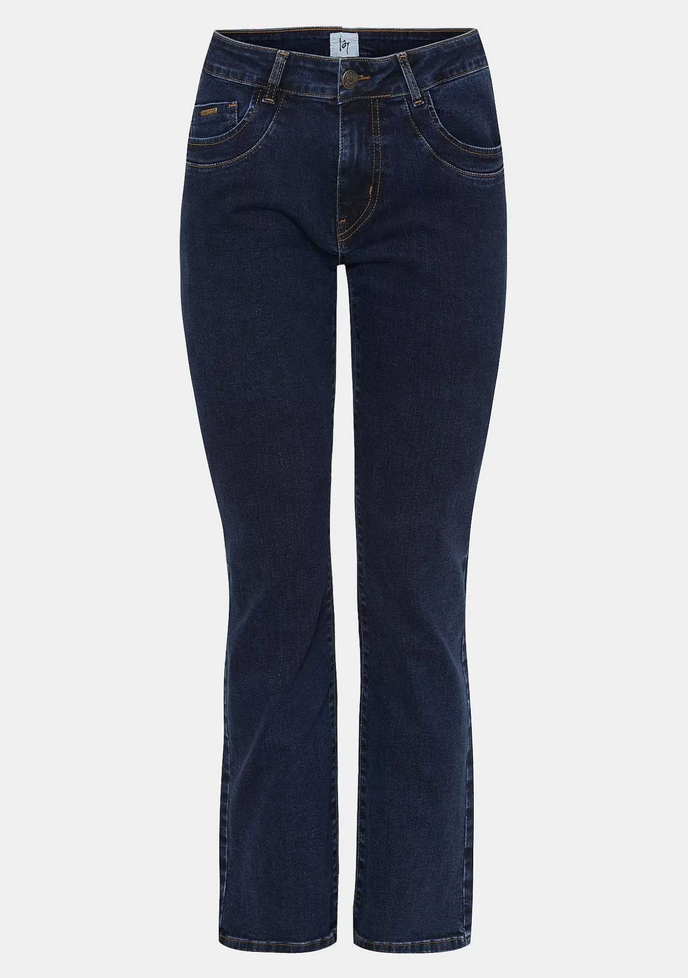 Store Parma Long Basic Jeans - Bla Denim Kvinnor Jeans