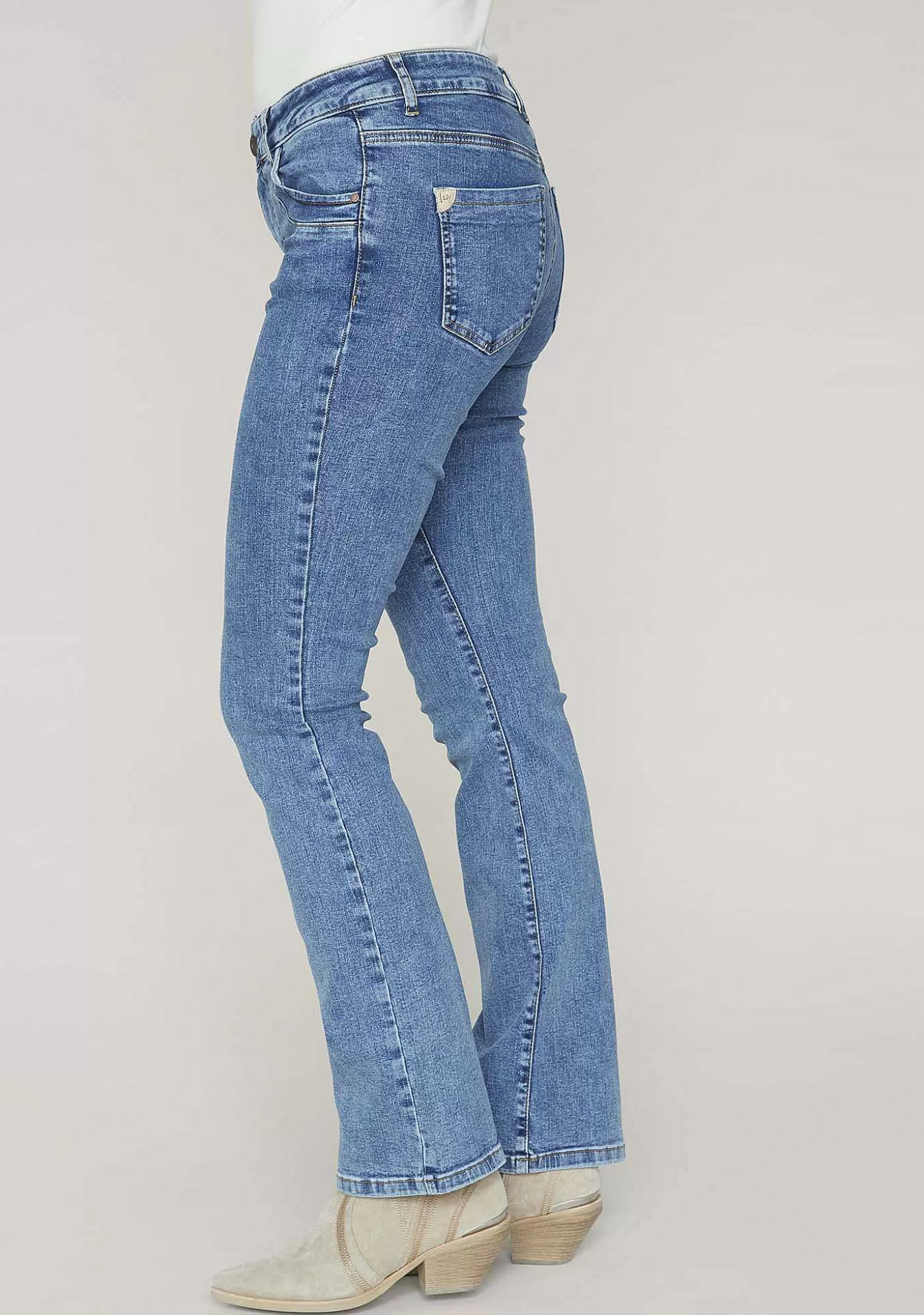 Store Parma Long Basic Jeans - Denim Basic Wash Kvinnor Jeans