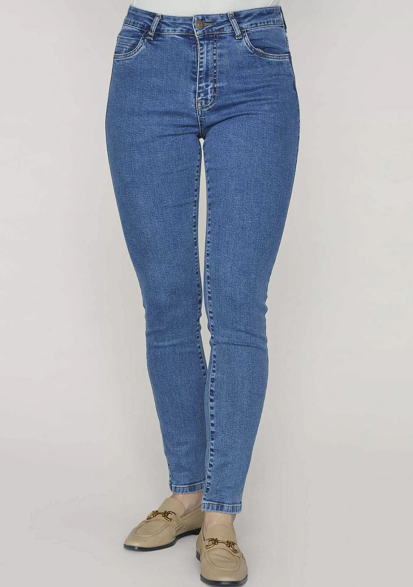 Cheap Parma Skinny Jeans - Denim Basic Wash Kvinnor Jeans