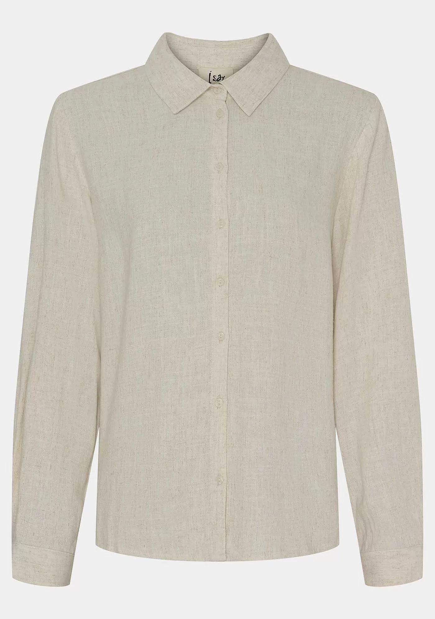 Fashion Pearl Basic Shirt - Sand Kvinnor Blusar Och Skjortor