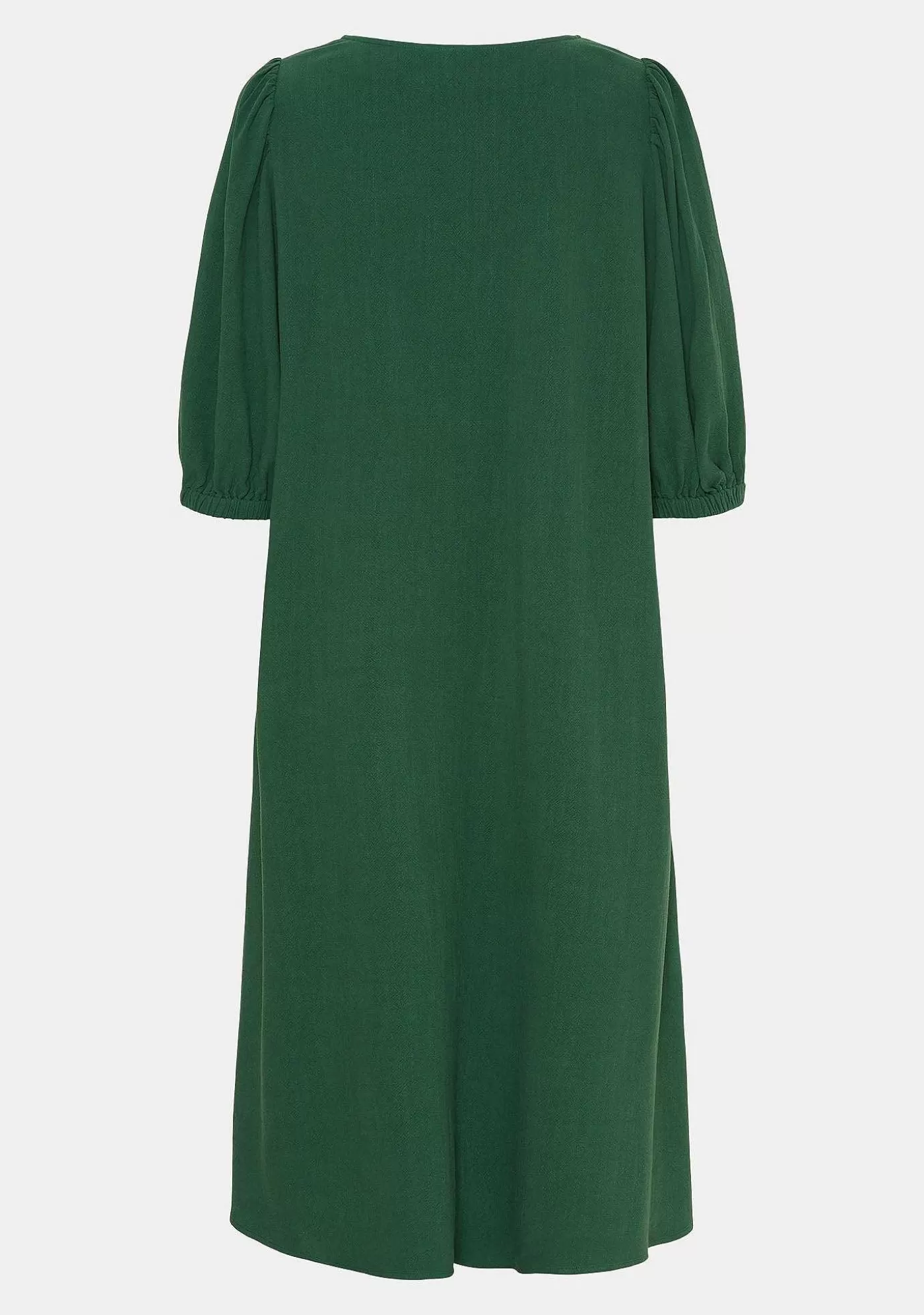 Clearance Pearl V-Neck Klanning - Sommargron Kvinnor Klänningar