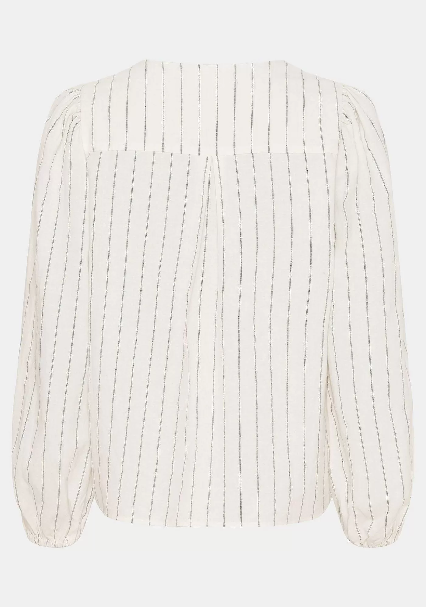 Store Pearl V-Ringad Blus - Vit M/Svart Kvinnor Blusar Och Skjortor