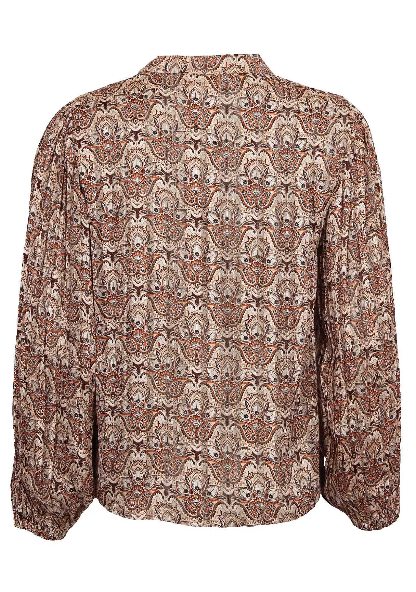 Discount Reila Blus - Browny Paisley Kvinnor Blusar Och Skjortor