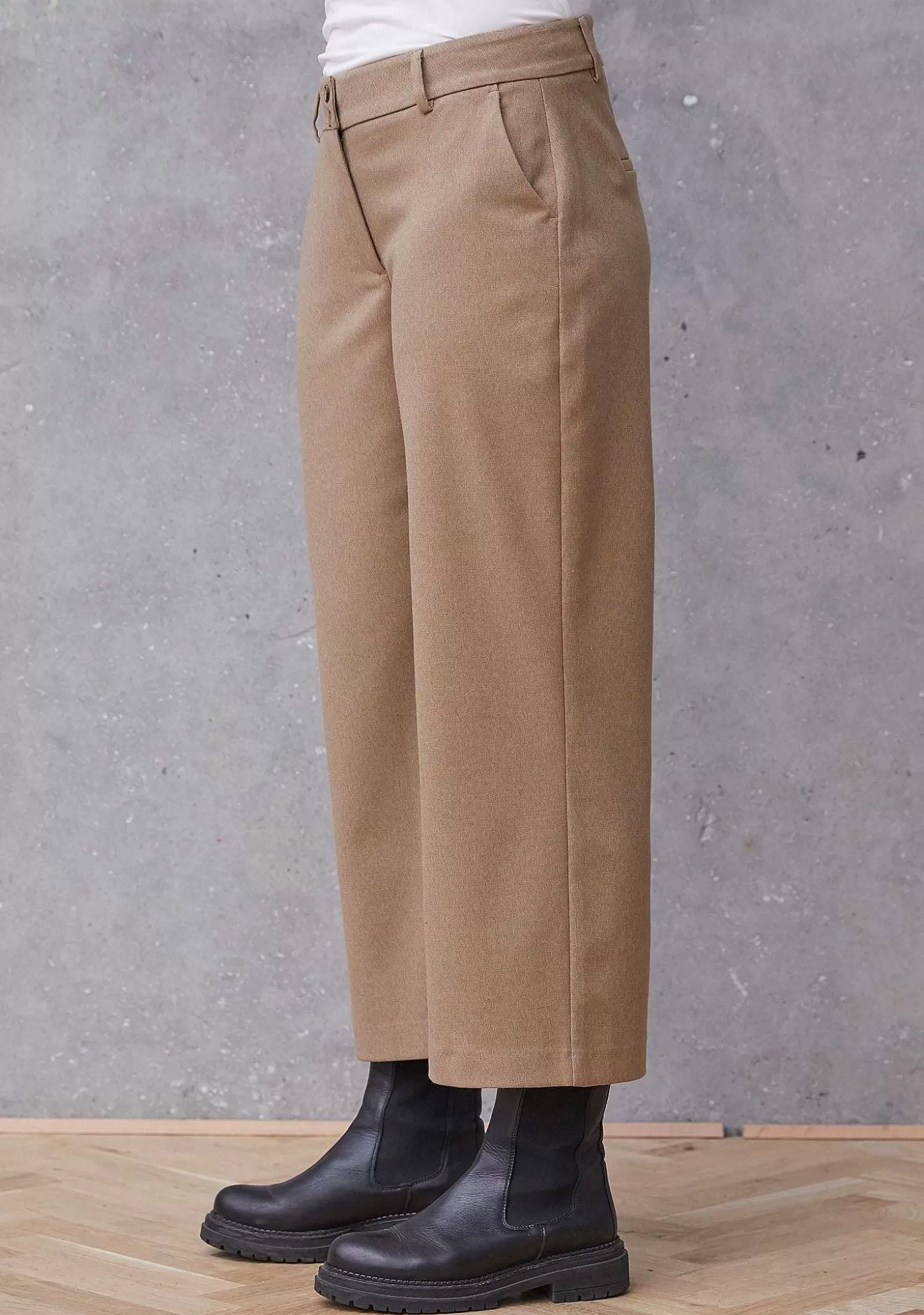 Sale Rimini Byxa - Golden Brown Melange Kvinnor Byxor