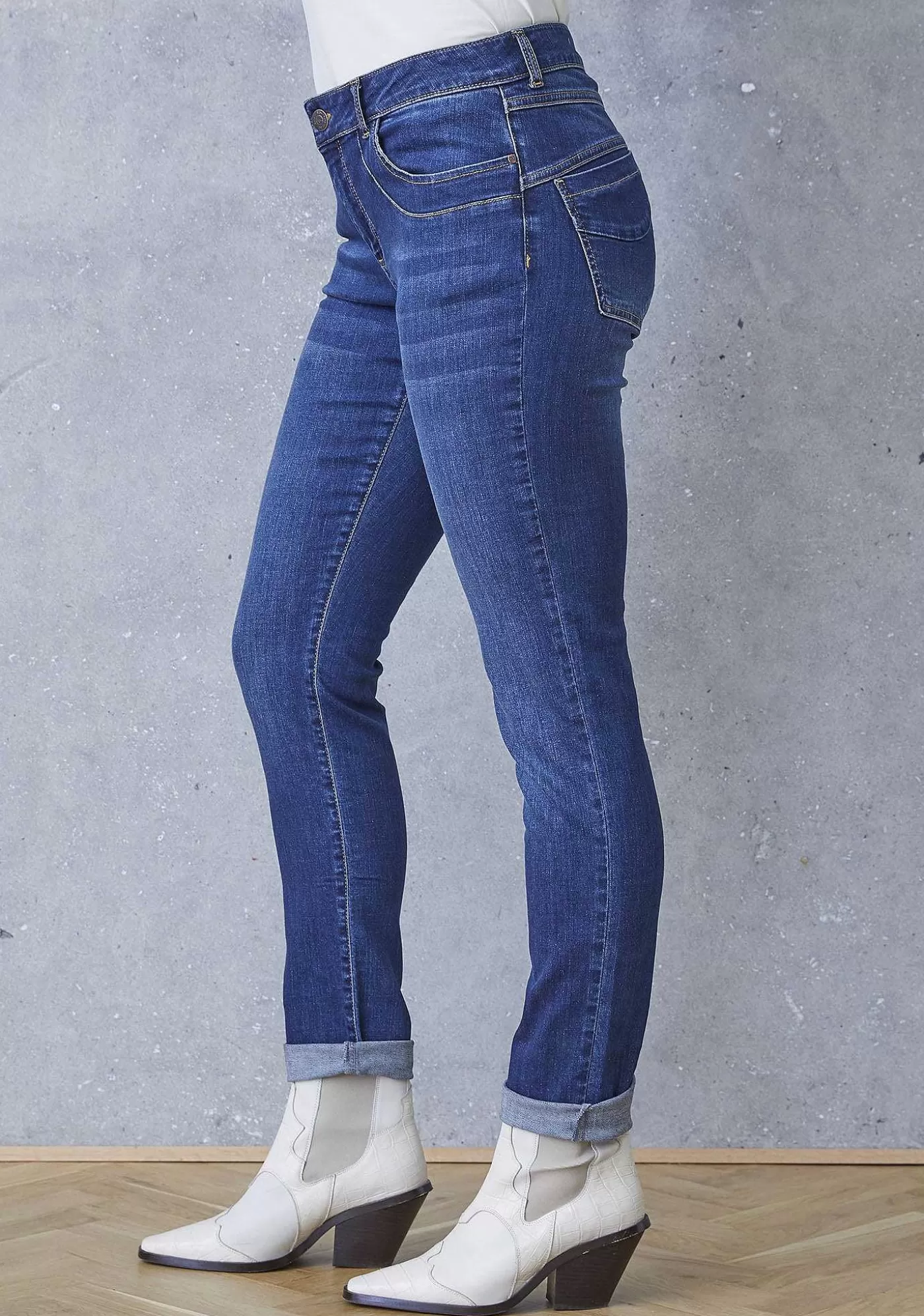 Shop Roma Basic Jeans - Mork Denim Kvinnor Jeans