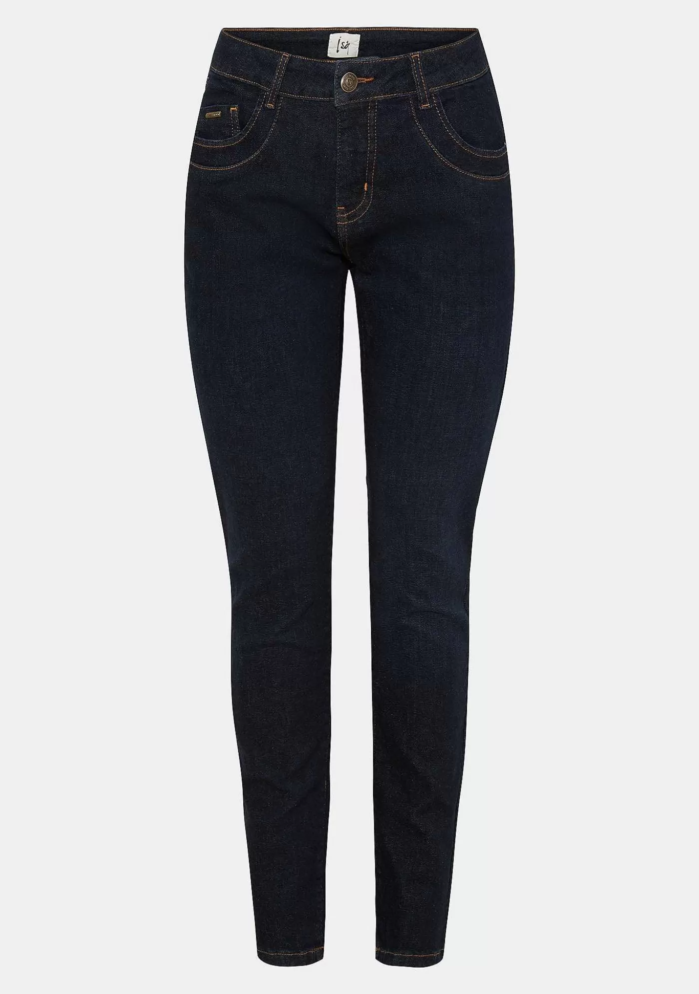 Cheap Roma Basic Jeans - Mork Denim Otvattad Kvinnor Jeans