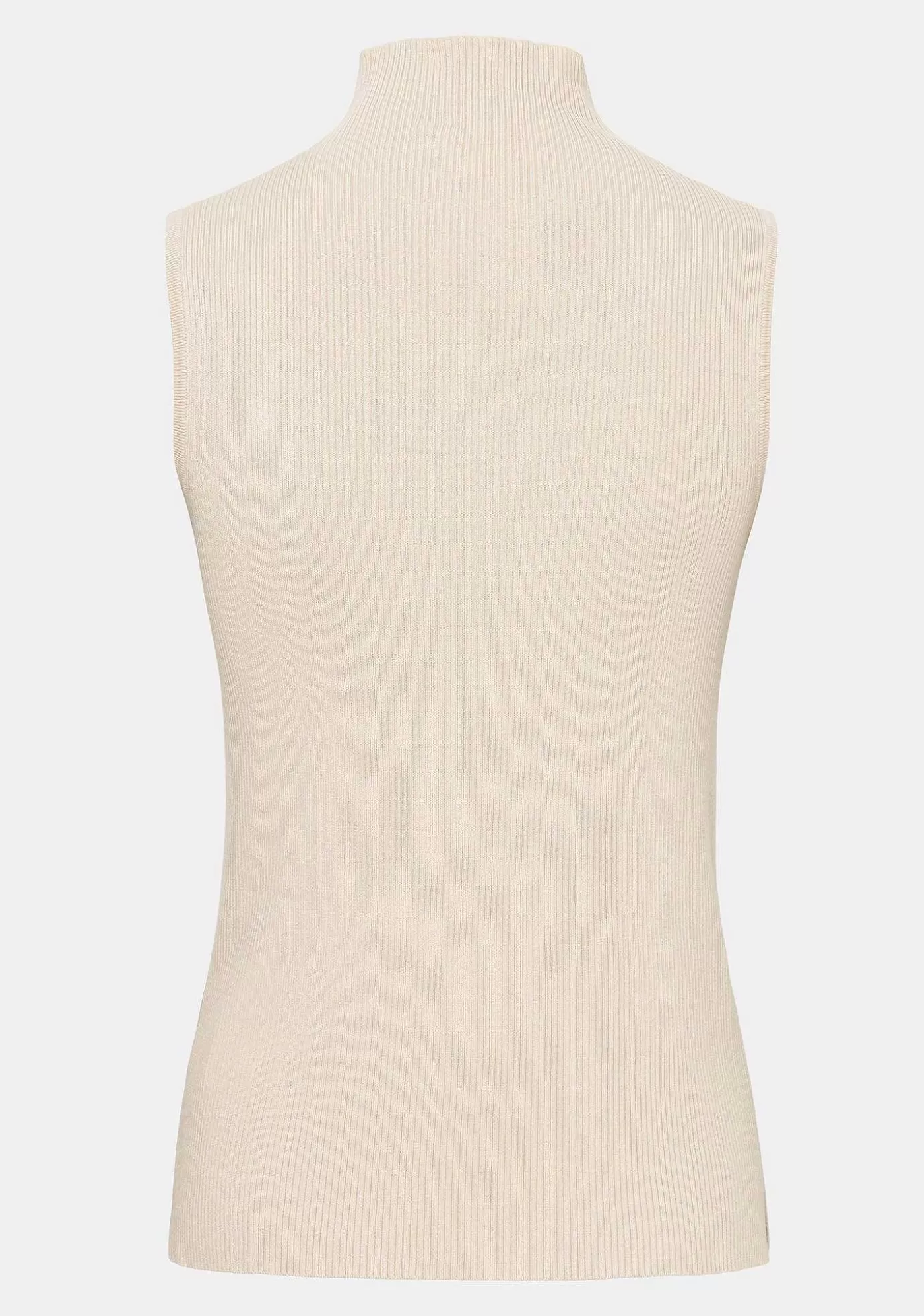 Shop Rubi Sleeveless Knit - Sand Melange Kvinnor Stickat