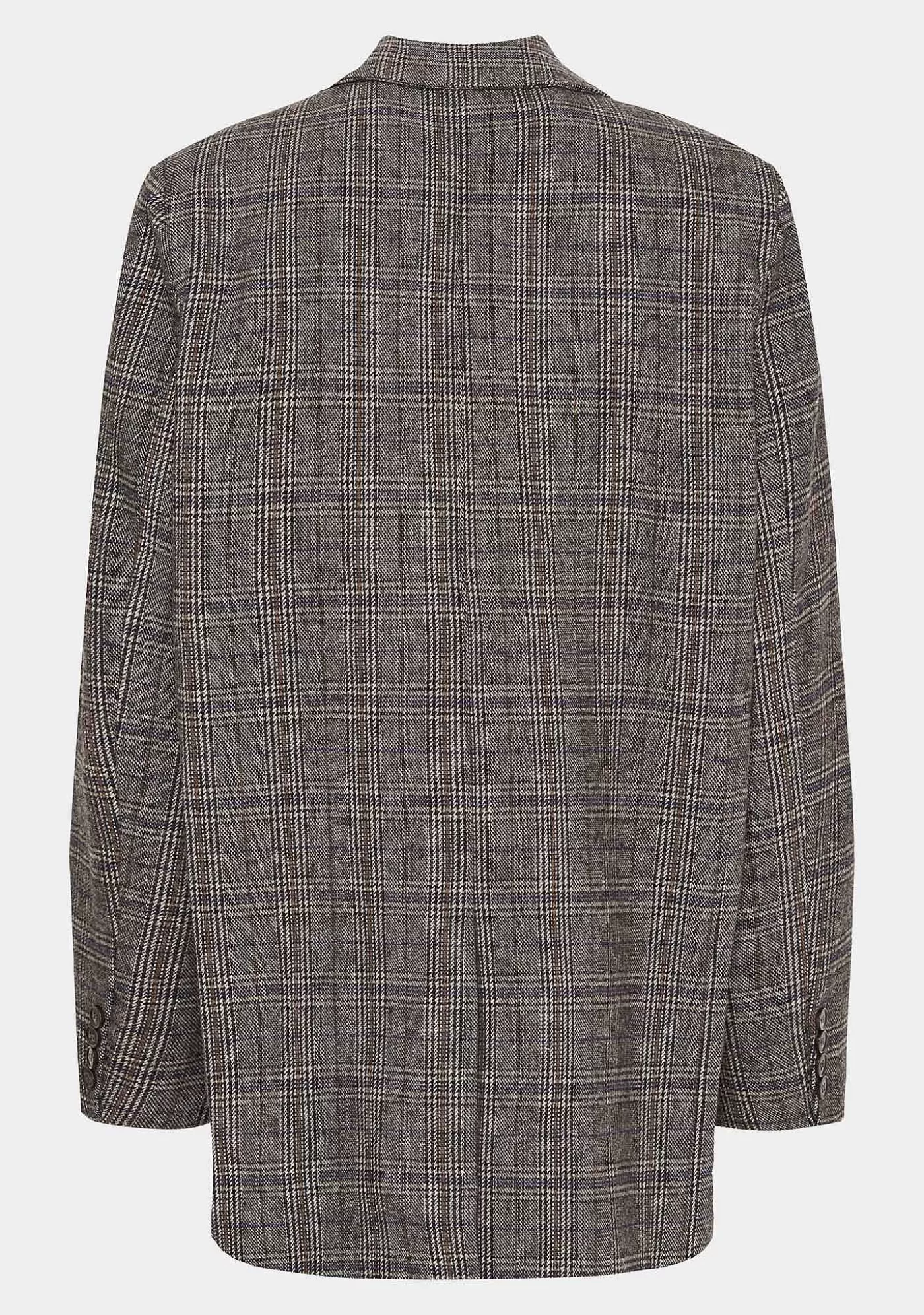 Cheap Smilla Blazer - Mork Rutig Kvinnor Jackor