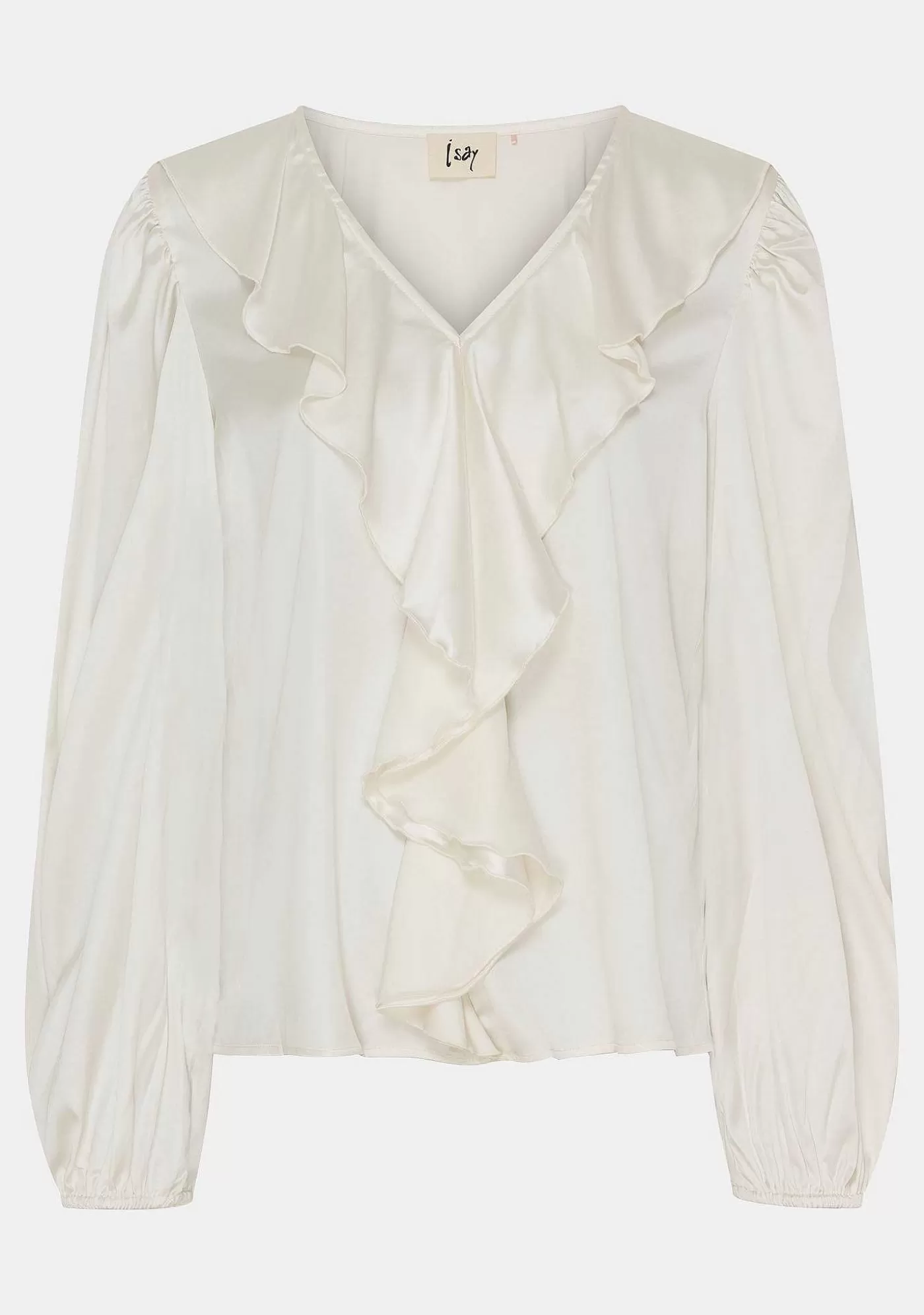 Cheap Steff Volangblus - Broken White Kvinnor Blusar Och Skjortor