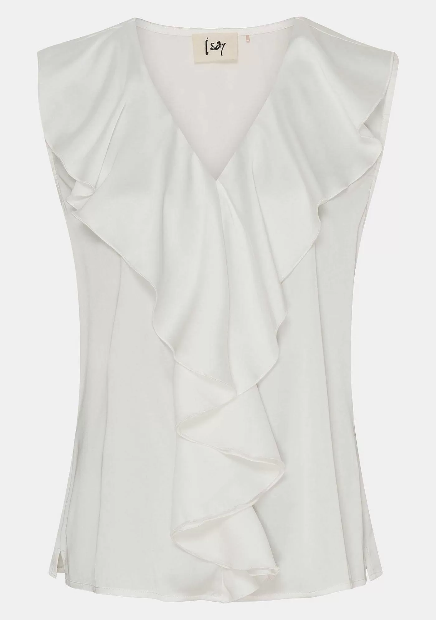 Best Sale Steff Volangtopp - Broken White Kvinnor T-Shirtor Och Topp