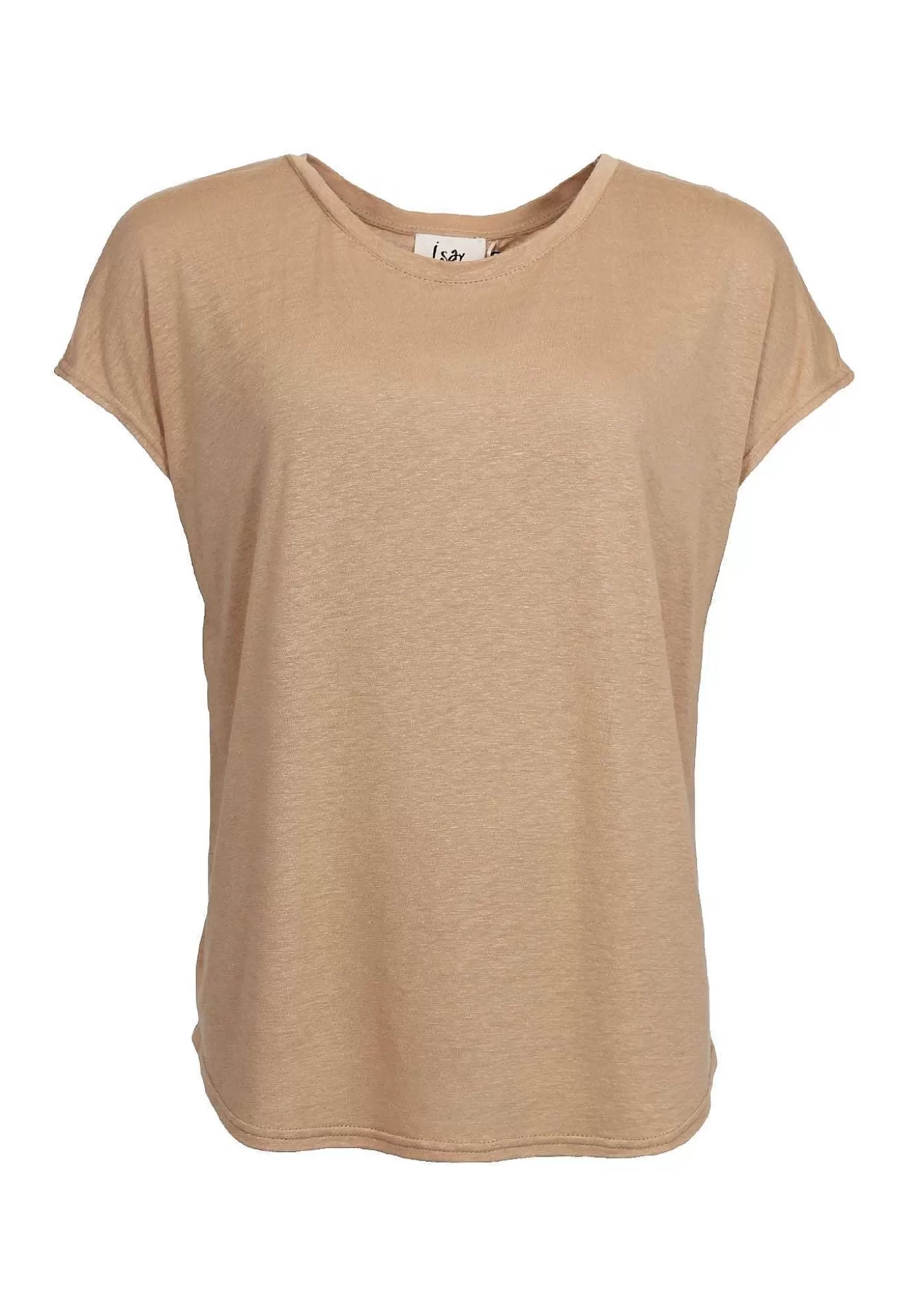 New Tess O-Hals T-Shirt - Camel Kvinnor Tess
