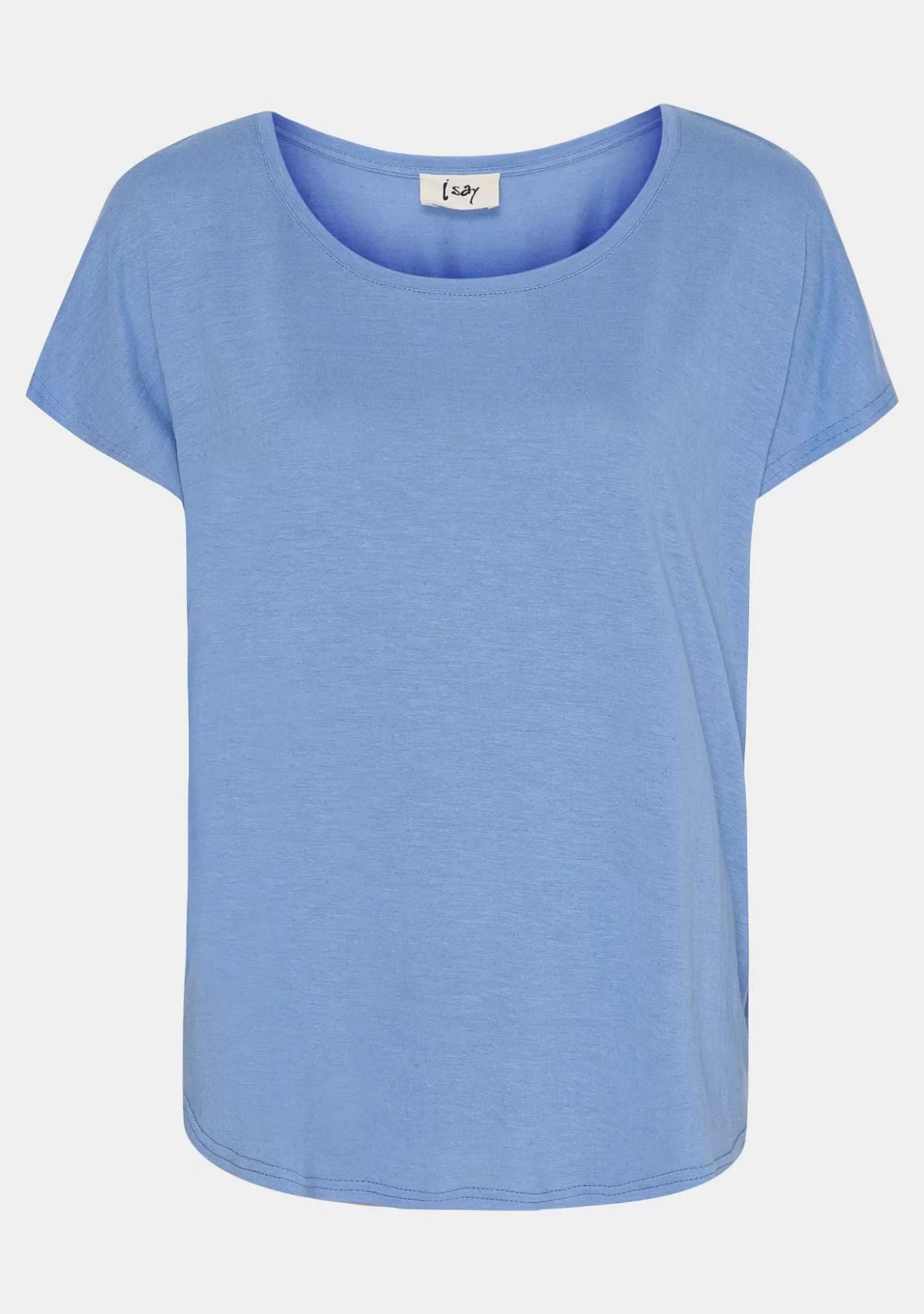 Discount Tess O-Hals T-Shirt - Himmelsbla Kvinnor Tess