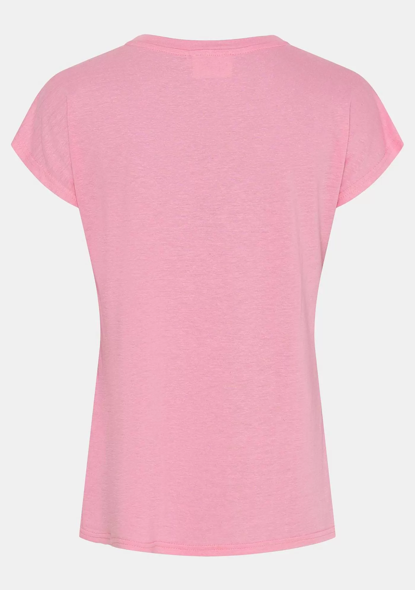 Hot Tess V-Ringad T-Shirt - Rosa Kvinnor Tess