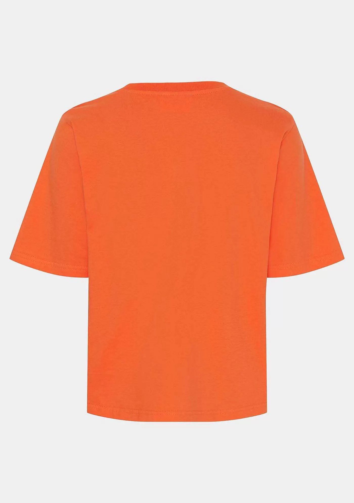Sale Tinni Basic T-Shirt - Varm Orange Kvinnor Tinni