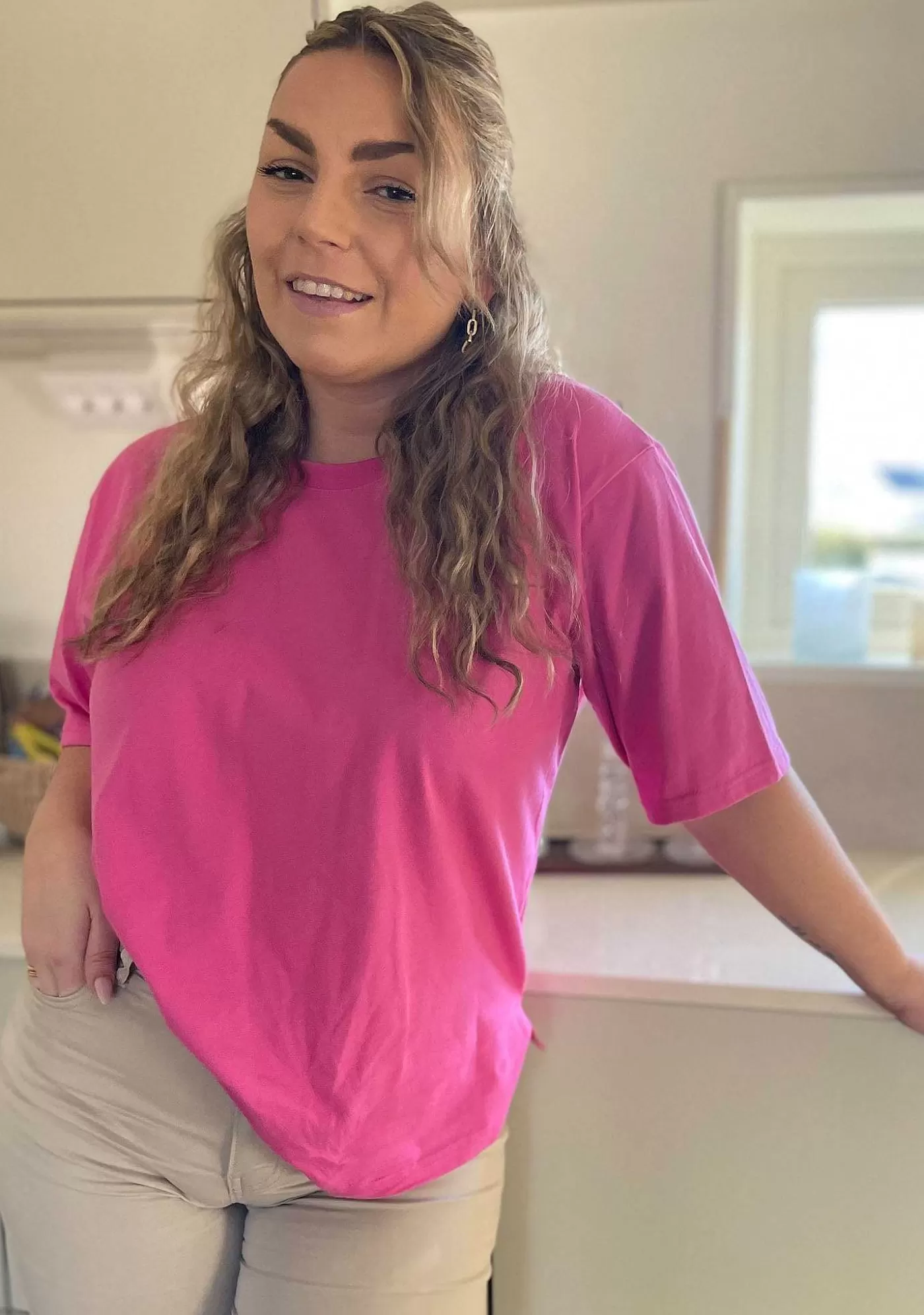 Online Tinni T-Shirt - Rosa Kvinnor Tinni