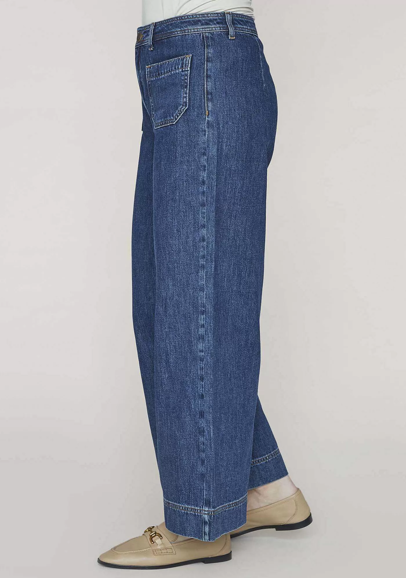 Hot Torino Wide Jeans - Denimbla Kvinnor Jeans