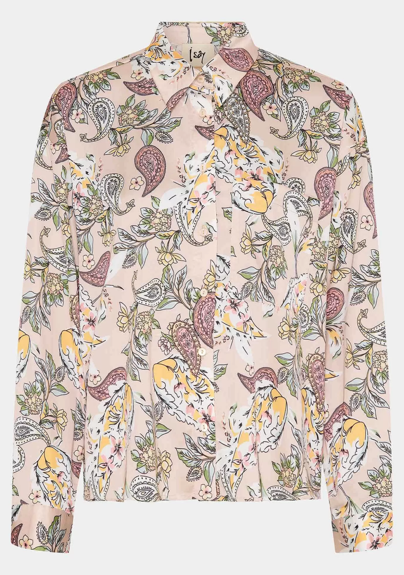 Flash Sale Venessa Skjorta - Powder Paisley Kvinnor Blusar Och Skjortor