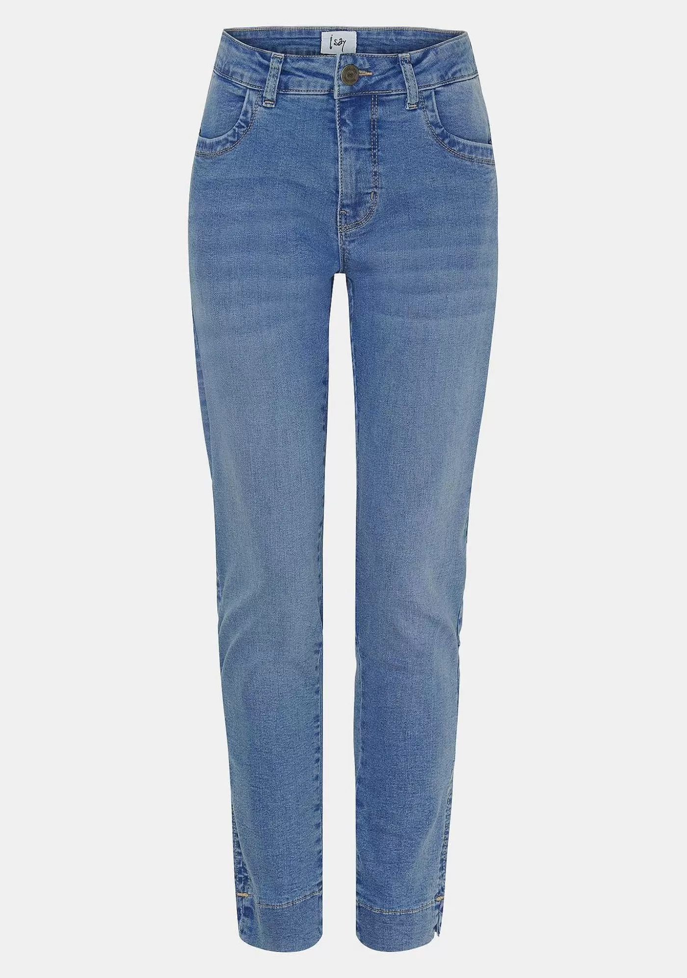 Best Sale Verona Basic Jeans - Bright Blue Denim Kvinnor Jeans