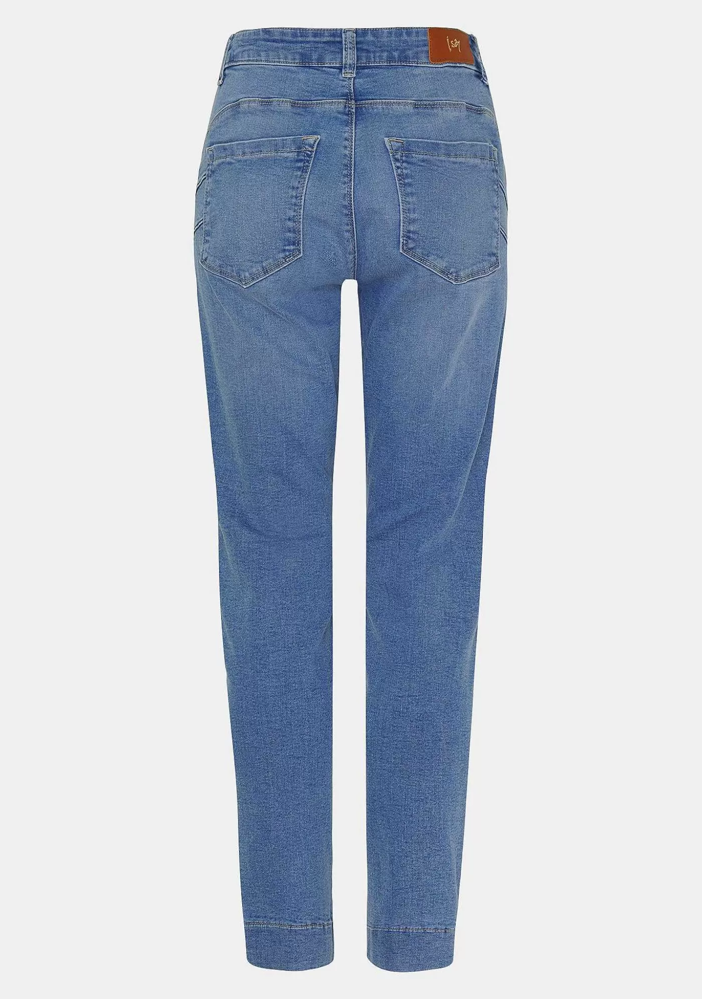 Best Sale Verona Basic Jeans - Bright Blue Denim Kvinnor Jeans