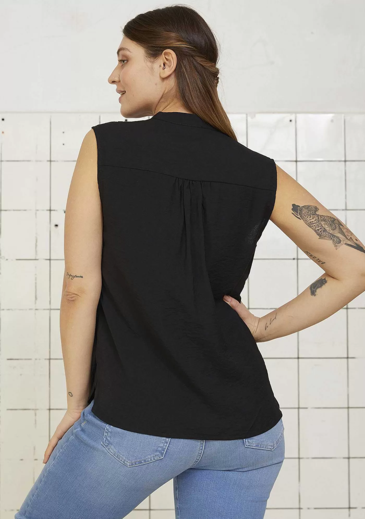 Flash Sale Vibe Top - Svart Kvinnor T-Shirtor Och Topp