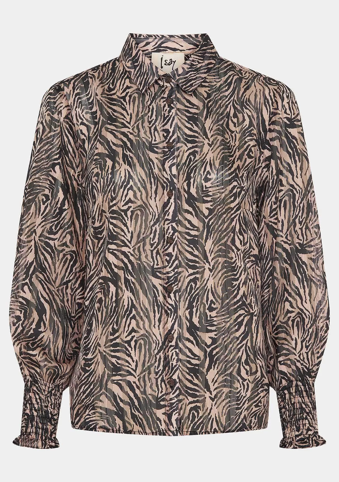Flash Sale Vibse Skjorta - Black & Camel Kvinnor Blusar Och Skjortor